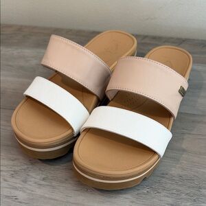 Reef Women's Banded Horizon Hi Slide Sandals